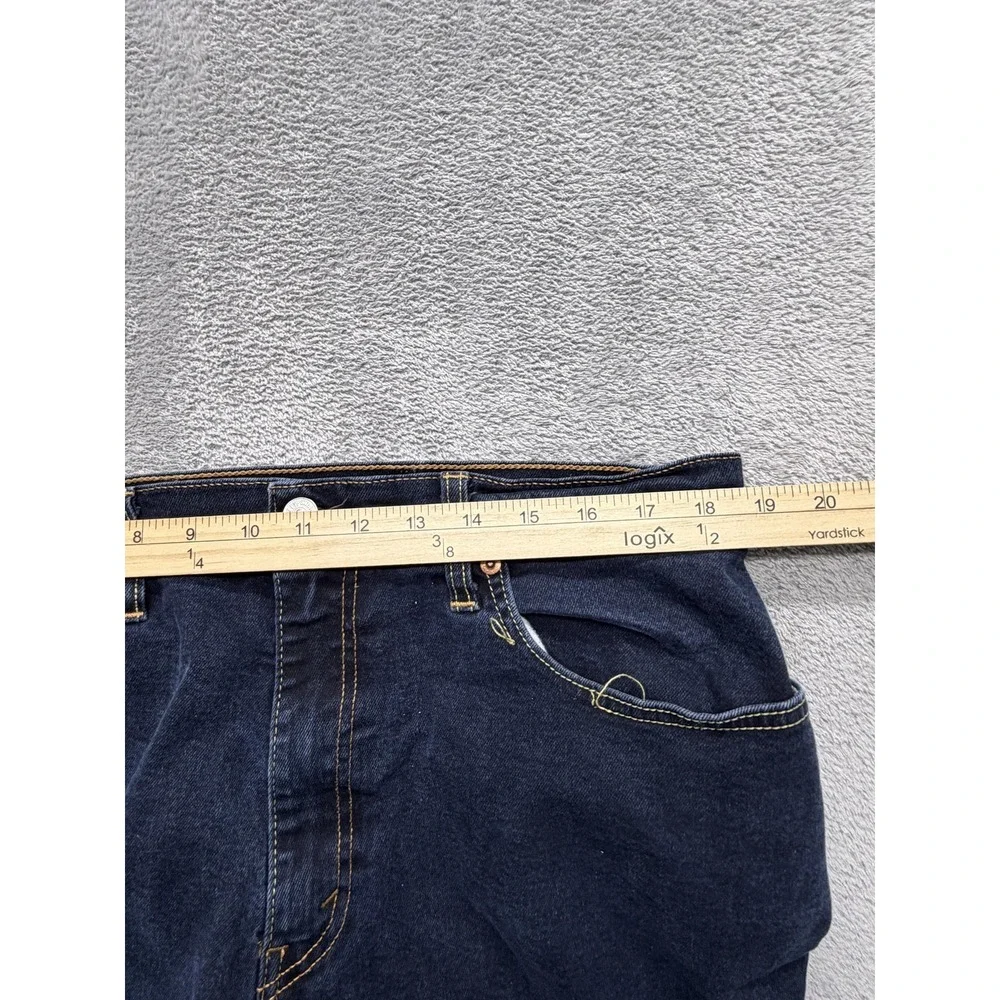 Levis 559 Jeans Mens Measured 37x28 Blue Relaxed Straight Dark‎ Wash Denim